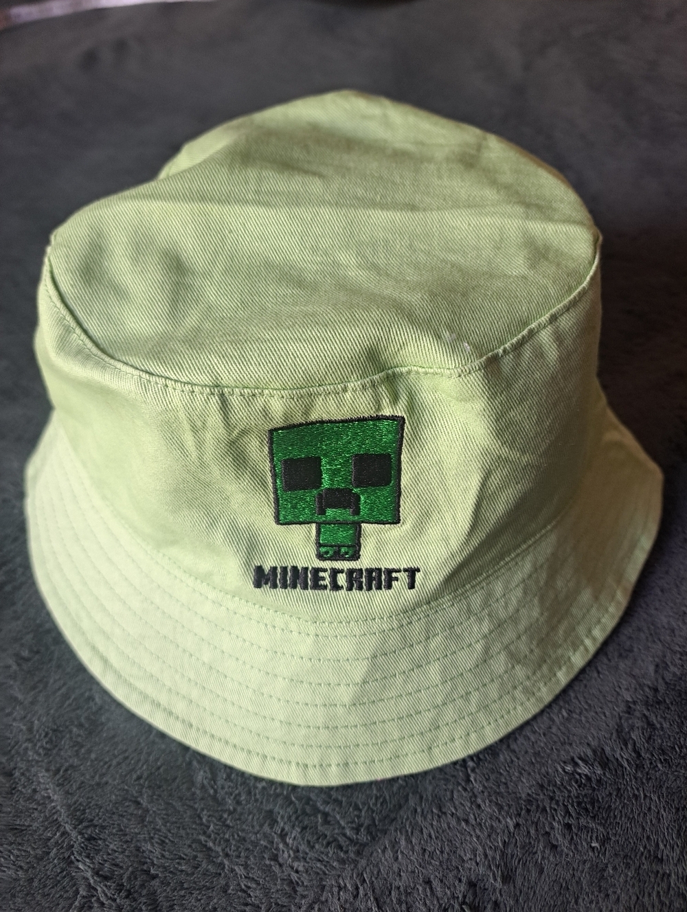 Minecraft Light Green Creeper Bucket Hat
